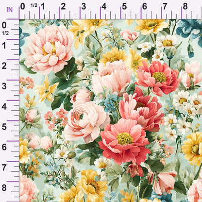 Petal Serenade Pattern 33 Minky Fabric
