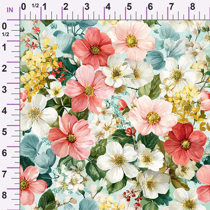 Petal Serenade Pattern 34 Minky Fabric
