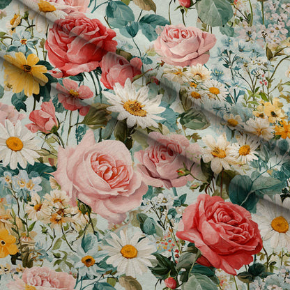 Petal Serenade Pattern 37 Minky Fabric