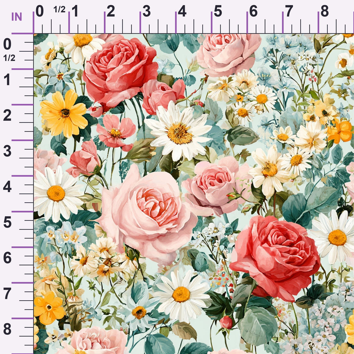 Petal Serenade Pattern 37 Minky Fabric