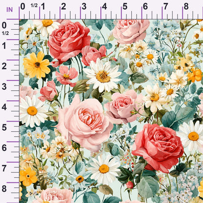 Petal Serenade Pattern 37 Minky Fabric