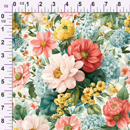 Petal Serenade Pattern 38 Minky Fabric