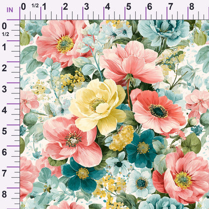 Petal Serenade Pattern 39 Minky Fabric