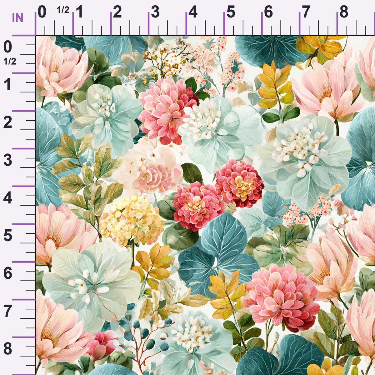 Petal Serenade Pattern 6 Minky Fabric