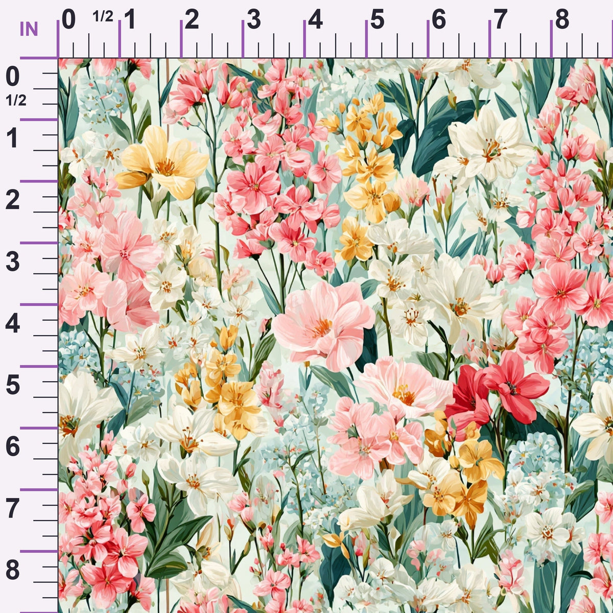 Petal Serenade Pattern 7 Minky Fabric