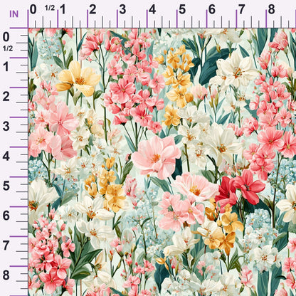 Petal Serenade Pattern 7 Minky Fabric