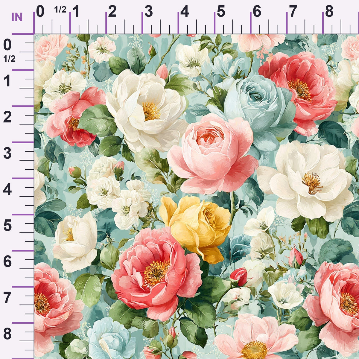 Petal Serenade Pattern 8 Minky Fabric