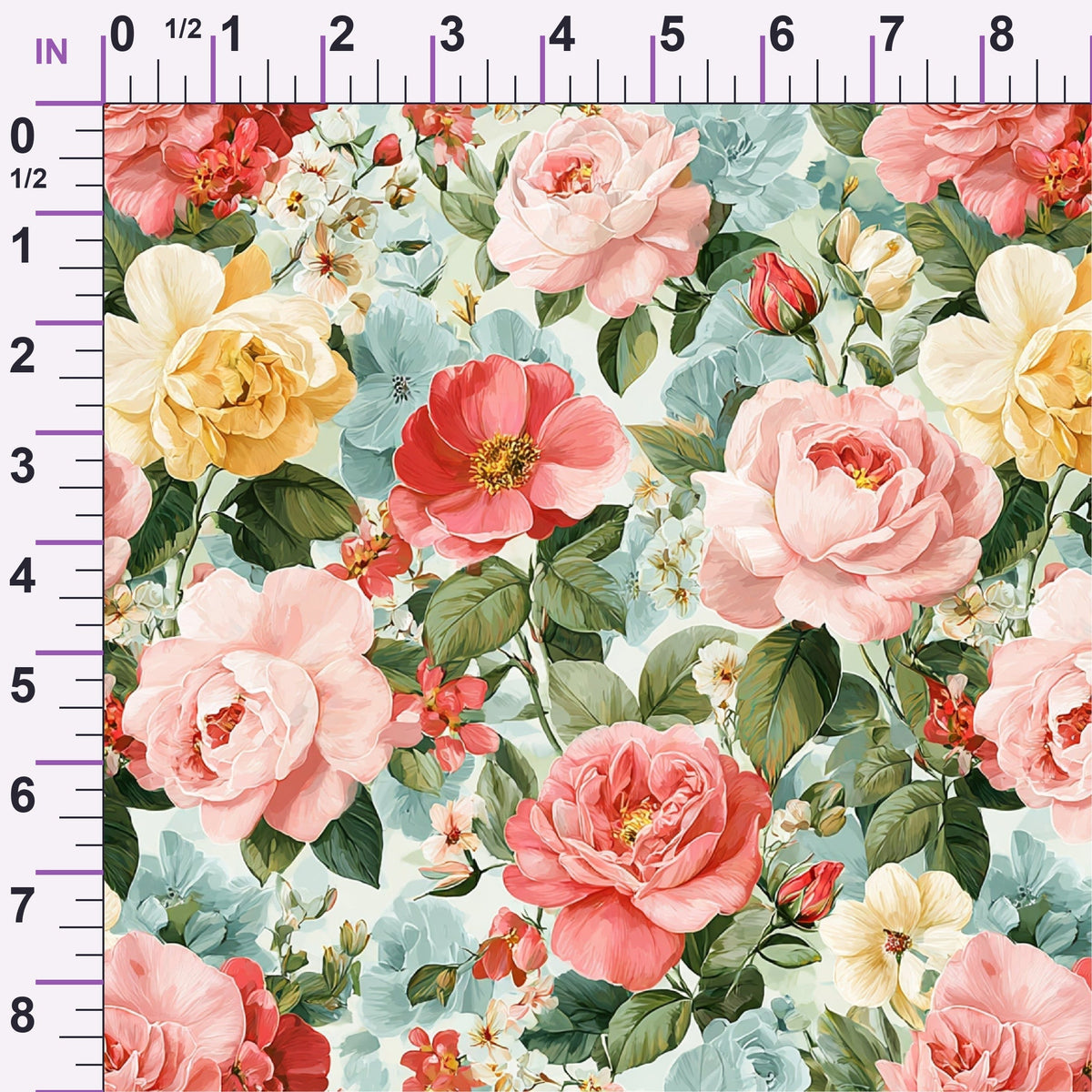 Petal Serenade Pattern 9 Minky Fabric