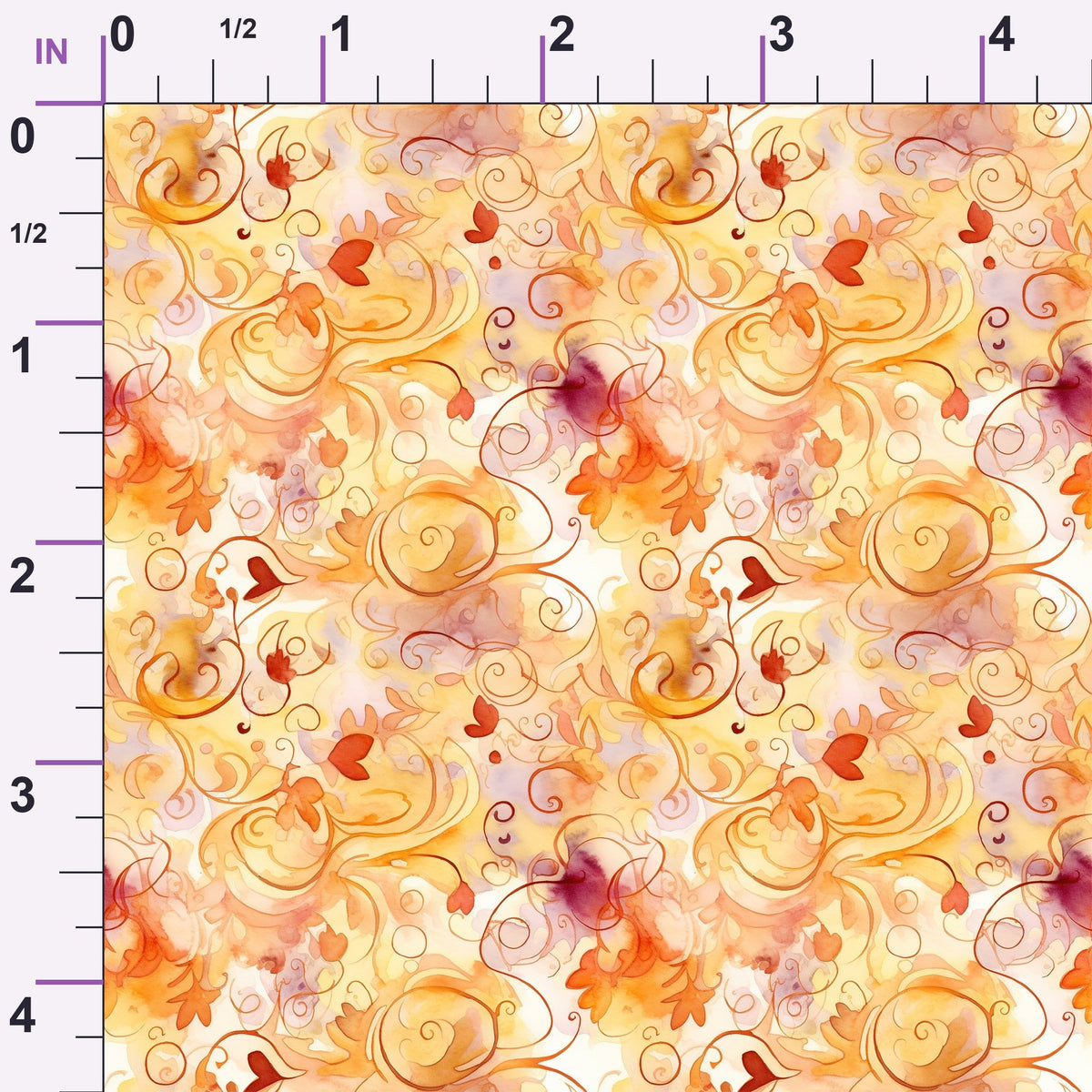Phoenix Plumes Pattern 5 Minky Fabric