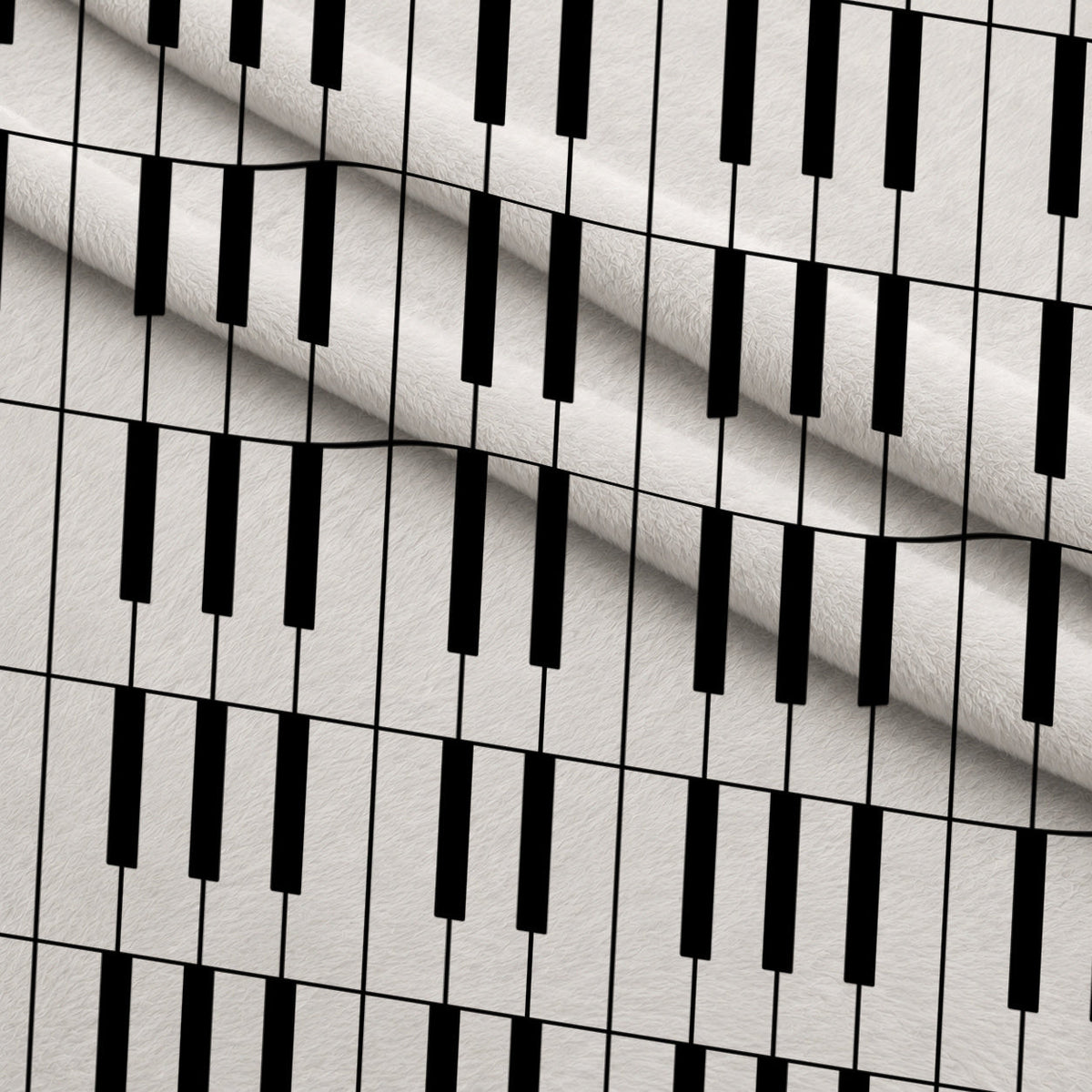 Piano Keys Minky Fabric