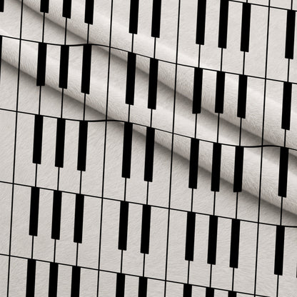 Piano Keys Minky Fabric