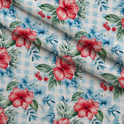 Picnic Blooms Pattern 4 Minky Fabric