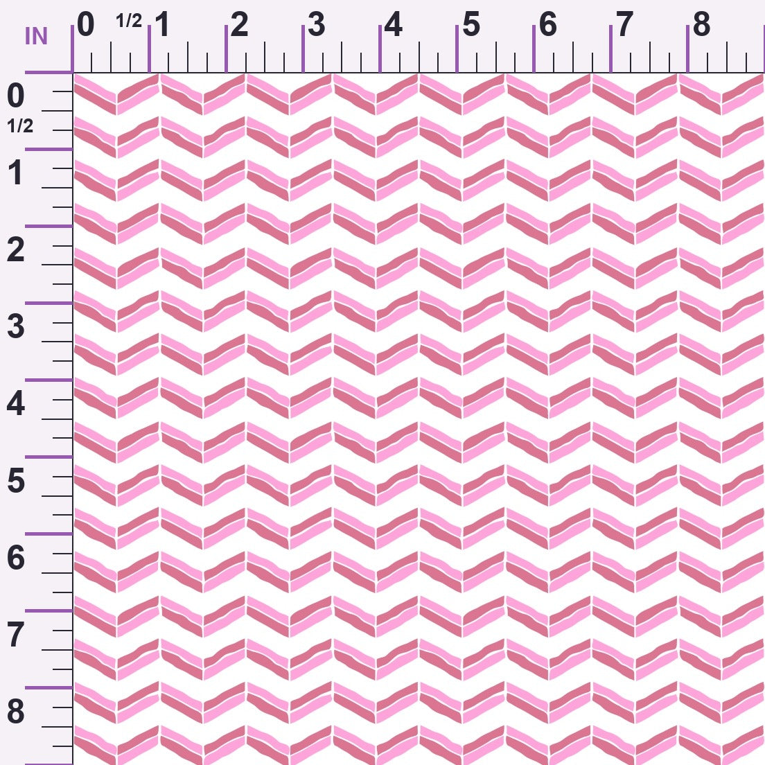 Pink Ribbon Love Pattern 10 Minky Fabric