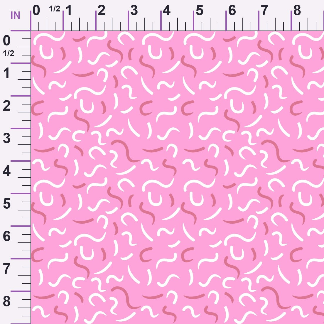 Pink Ribbon Love Pattern 11 Minky Fabric