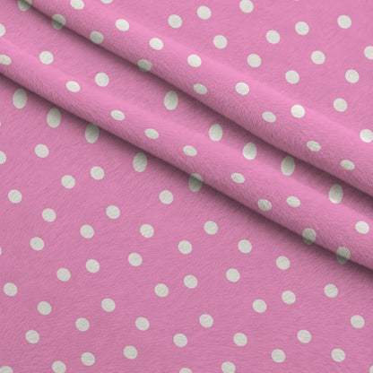 Pink Ribbon Love Pattern 2 Minky Fabric