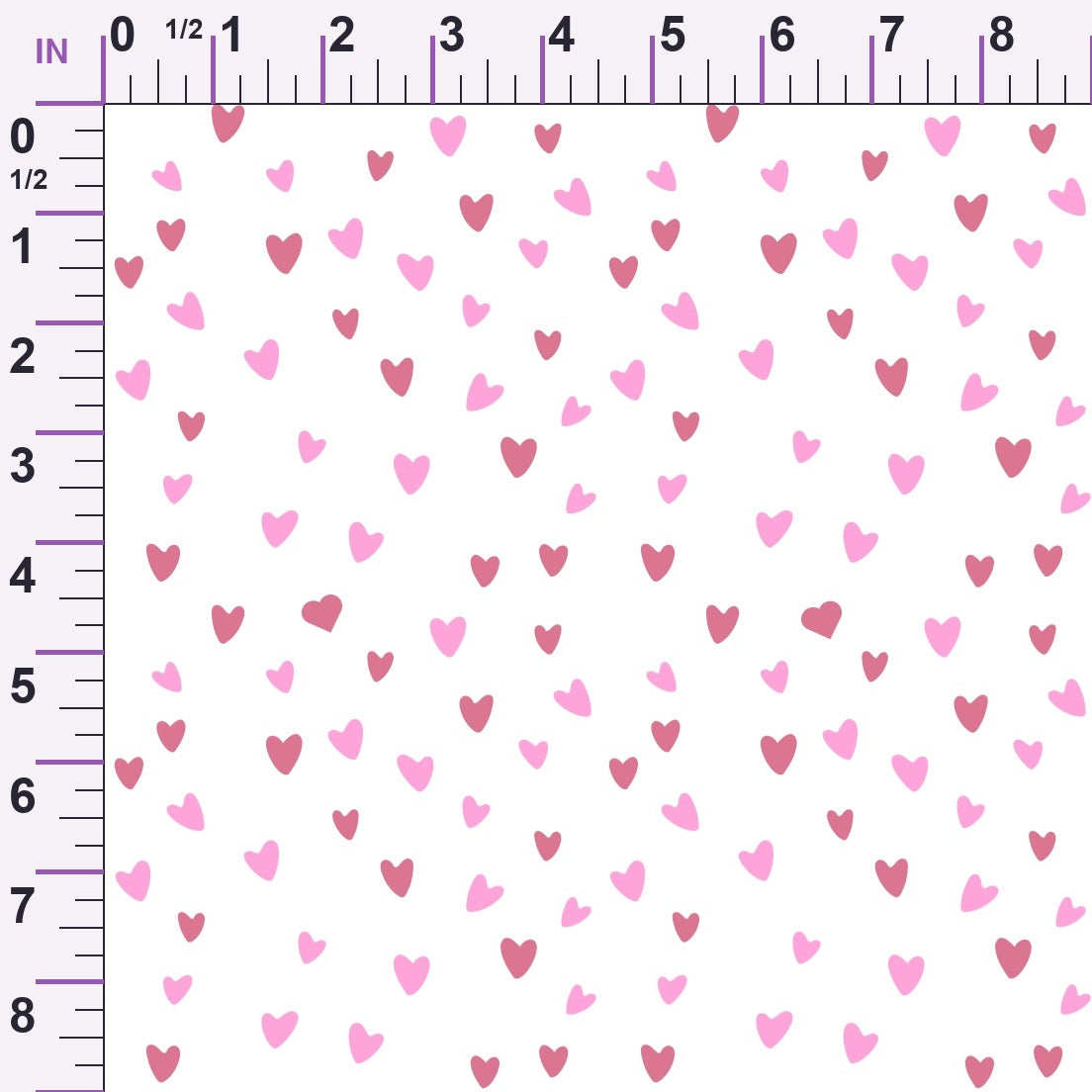 Pink Ribbon Love Pattern 8 Minky Fabric