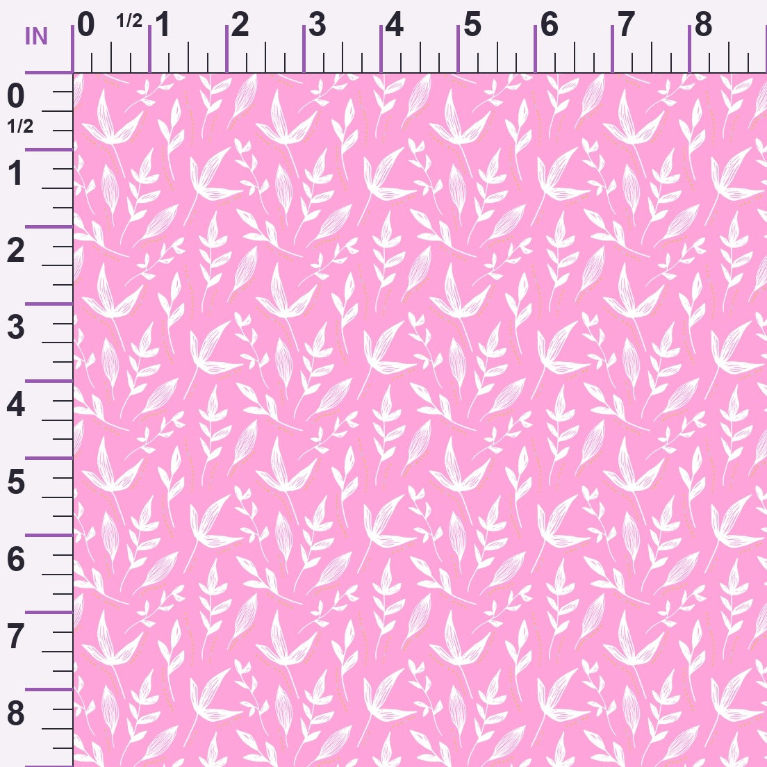 Pink Ribbon Love Pattern 9 Minky Fabric