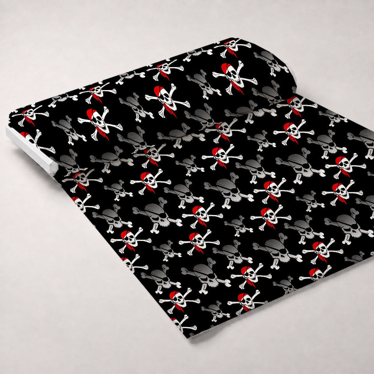 Pirate Skull Minky Fabric