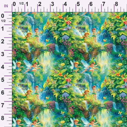 Pixie Falls Pattern 1 Minky Fabric
