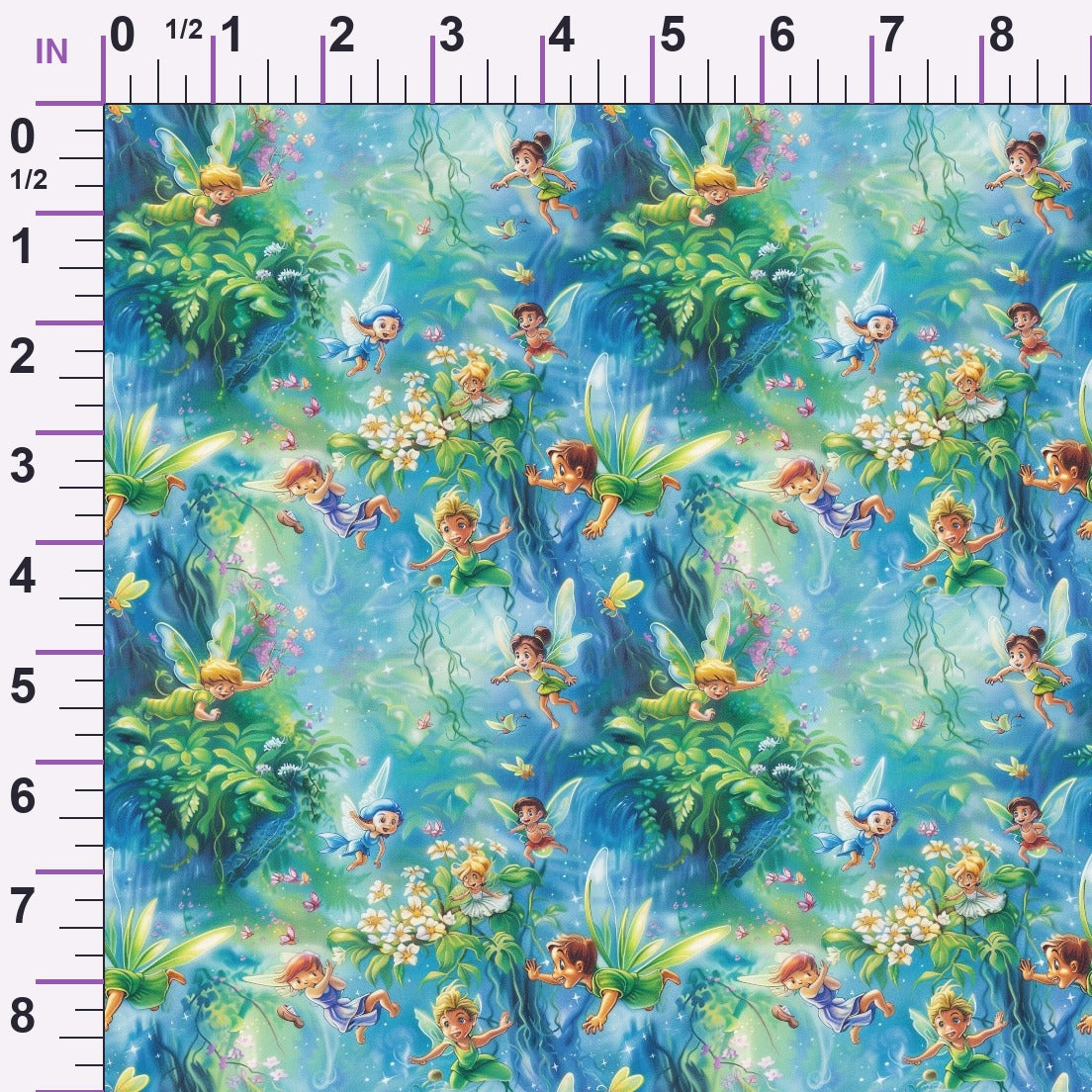 Pixie Falls Pattern 2 Minky Fabric