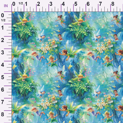 Pixie Falls Pattern 2 Minky Fabric