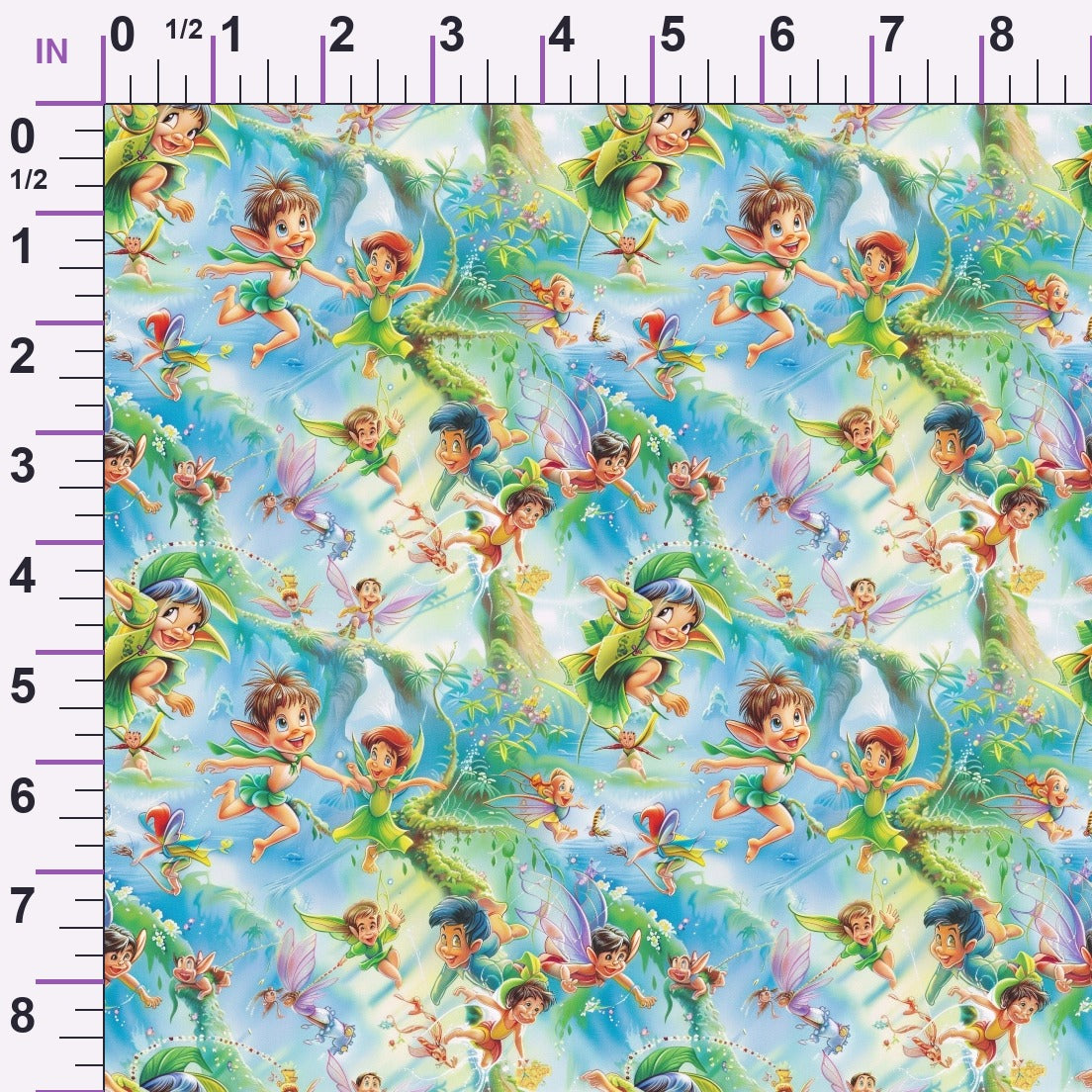 Pixie Falls Pattern 3 Minky Fabric