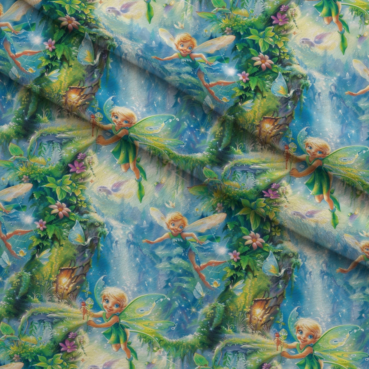 Pixie Falls Pattern 4 Minky Fabric
