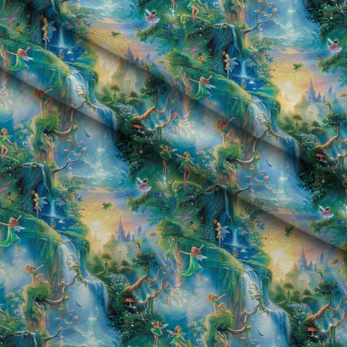 Pixie Falls Pattern 7 Minky Fabric