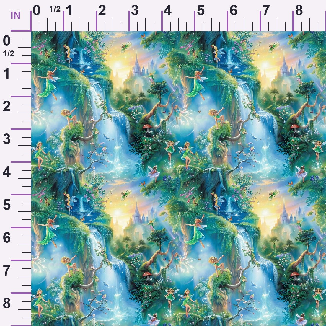Pixie Falls Pattern 7 Minky Fabric