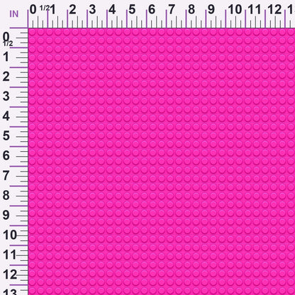 Playful Bricks Pattern 3 Minky Fabric