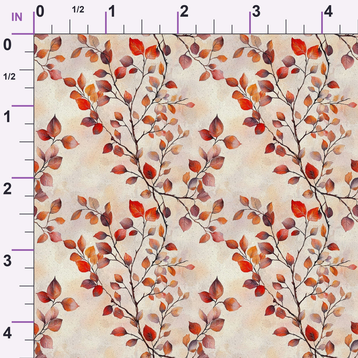 Plum Songbird Pattern 2 Minky Fabric