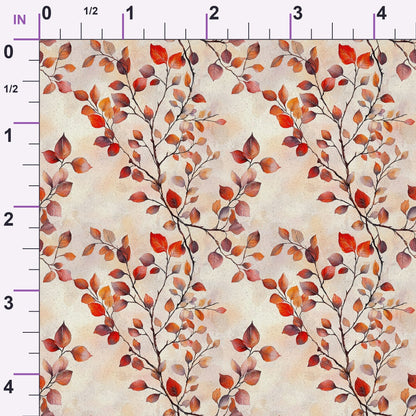 Plum Songbird Pattern 2 Minky Fabric