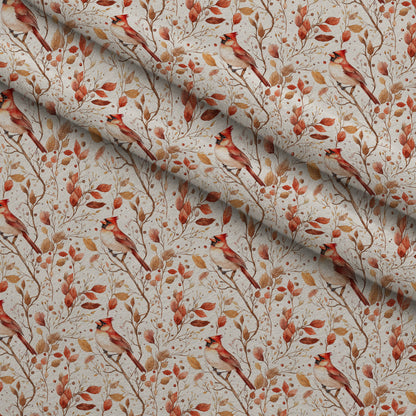 Plum Songbird Pattern 3 Minky Fabric
