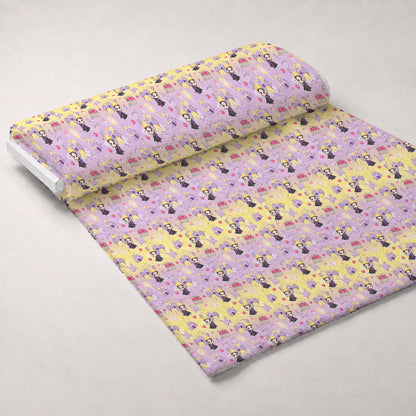 Poison Apple Princess Pattern 1 Minky Fabric