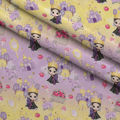 Poison Apple Princess Pattern 1 Minky Fabric