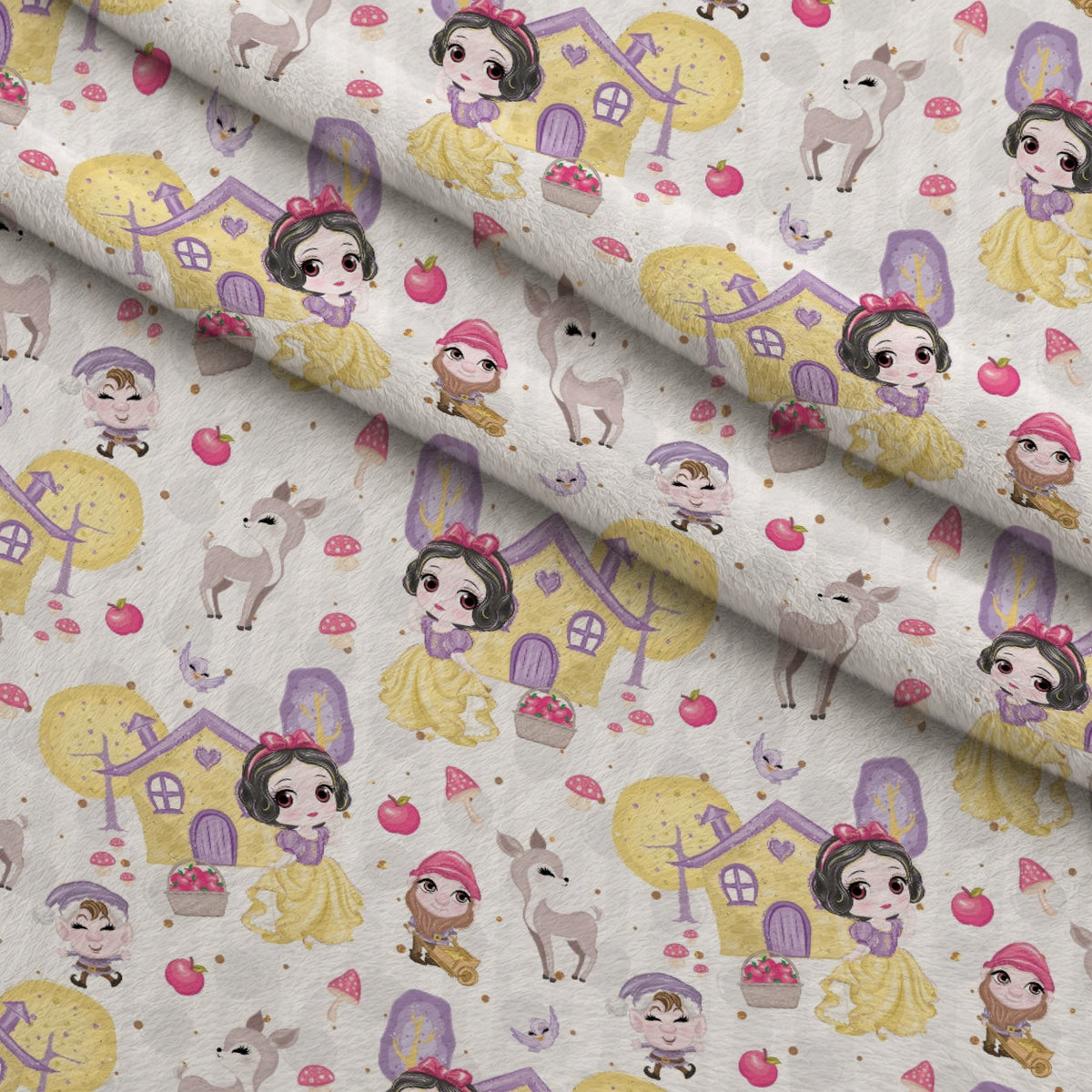 Poison Apple Princess Pattern 11 Minky Fabric
