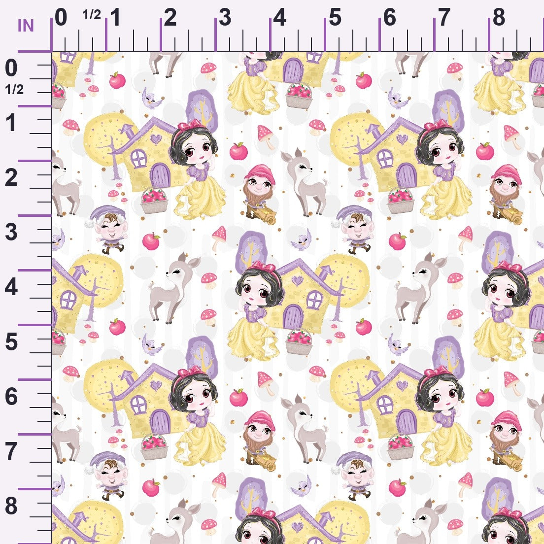 Poison Apple Princess Pattern 11 Minky Fabric