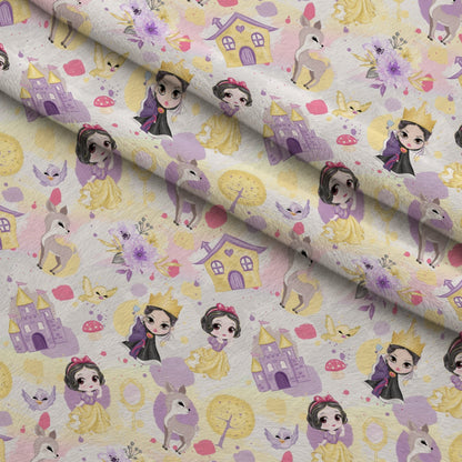 Poison Apple Princess Pattern 4 Minky Fabric