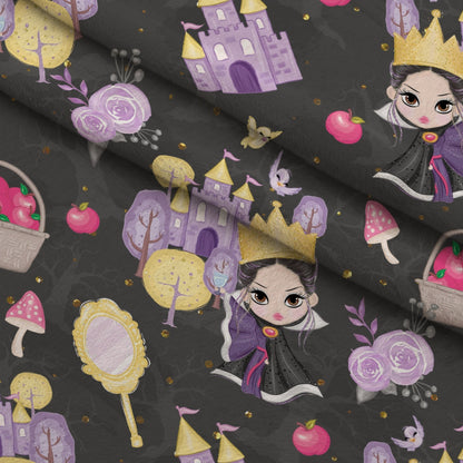 Poison Apple Princess Pattern 8 Minky Fabric
