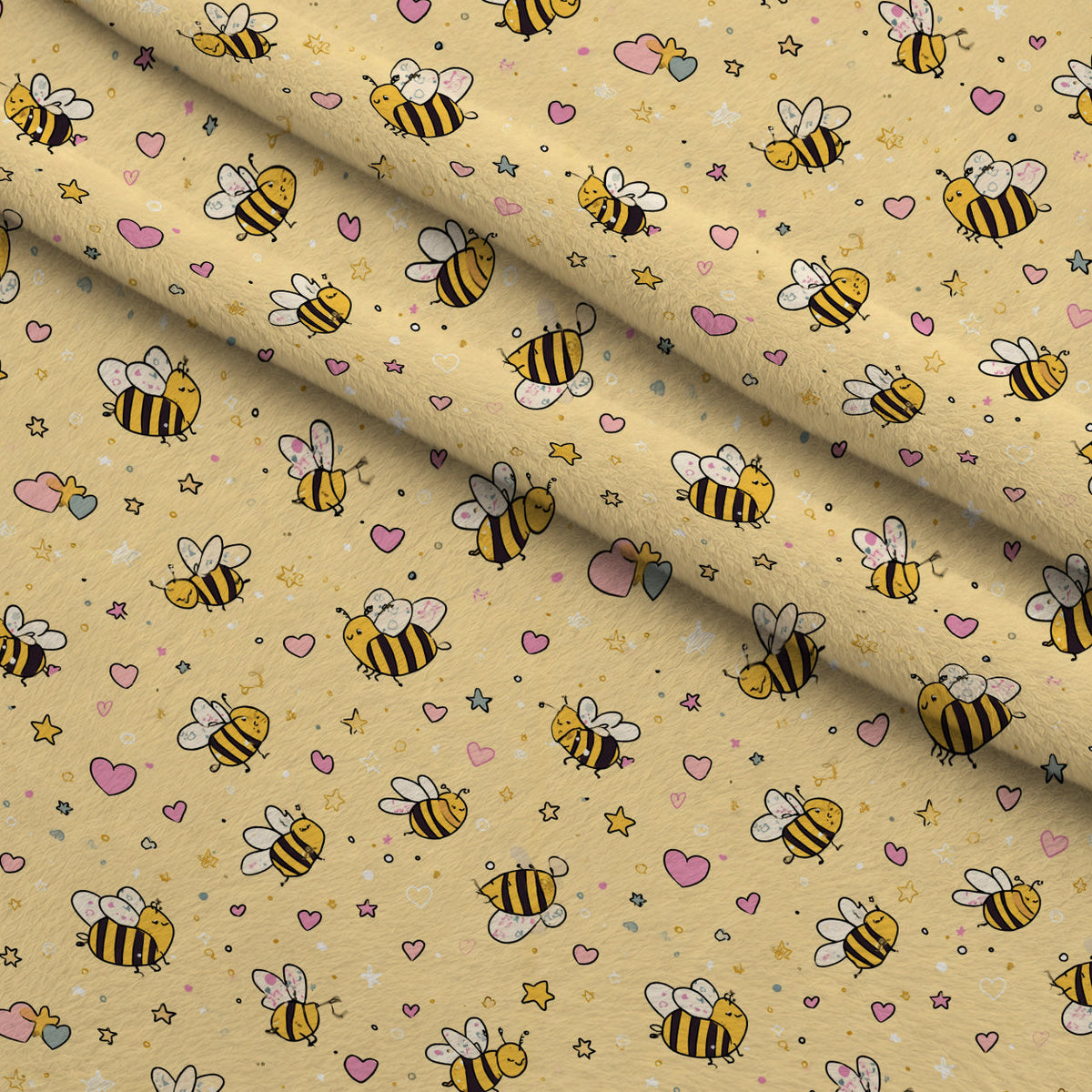 Pollen Parade Pattern 1 Minky Fabric
