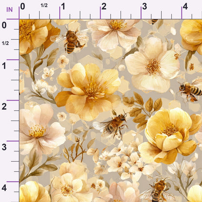 Pollen Parade Pattern 15 Minky Fabric