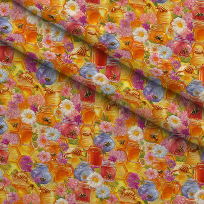 Pollen Parade Pattern 18 Minky Fabric