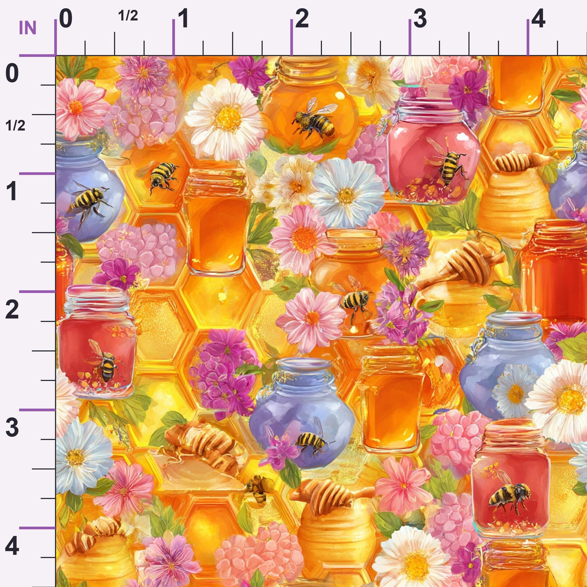 Pollen Parade Pattern 18 Minky Fabric