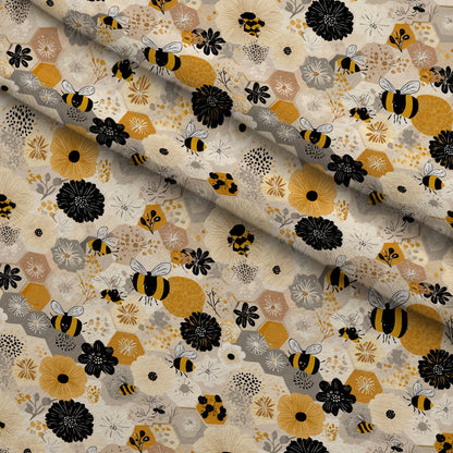 Pollen Parade Pattern 19 Minky Fabric