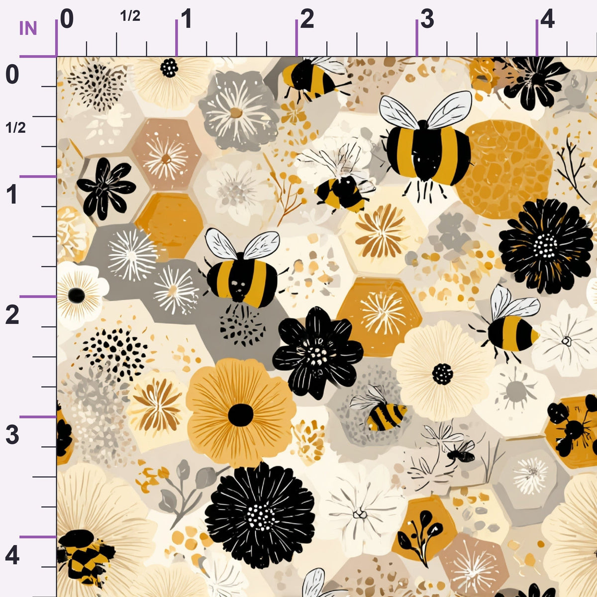 Pollen Parade Pattern 19 Minky Fabric