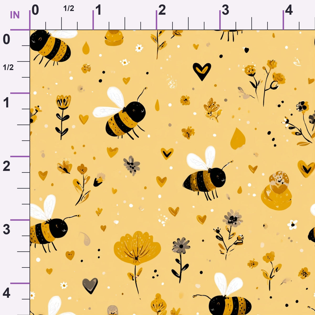 Pollen Parade Pattern 2 Minky Fabric