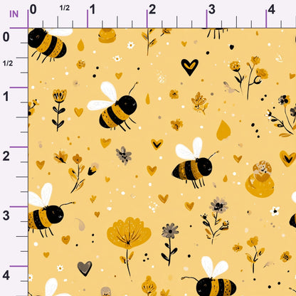 Pollen Parade Pattern 2 Minky Fabric