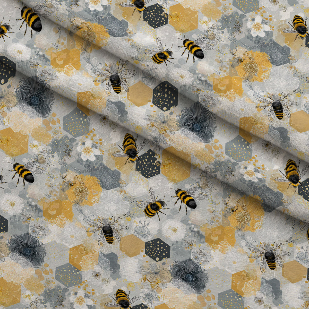 Pollen Parade Pattern 20 Minky Fabric