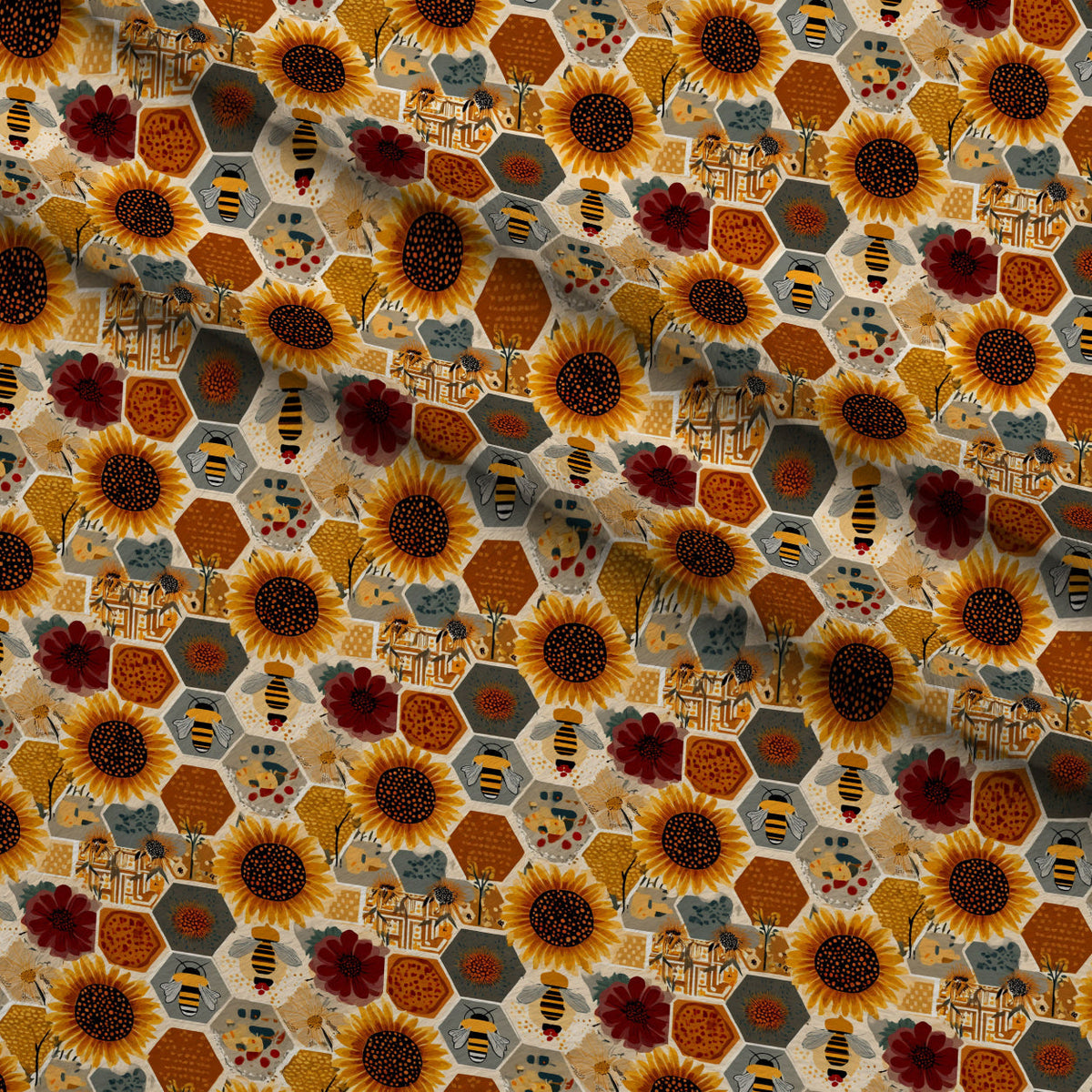 Pollen Parade Pattern 22 Minky Fabric