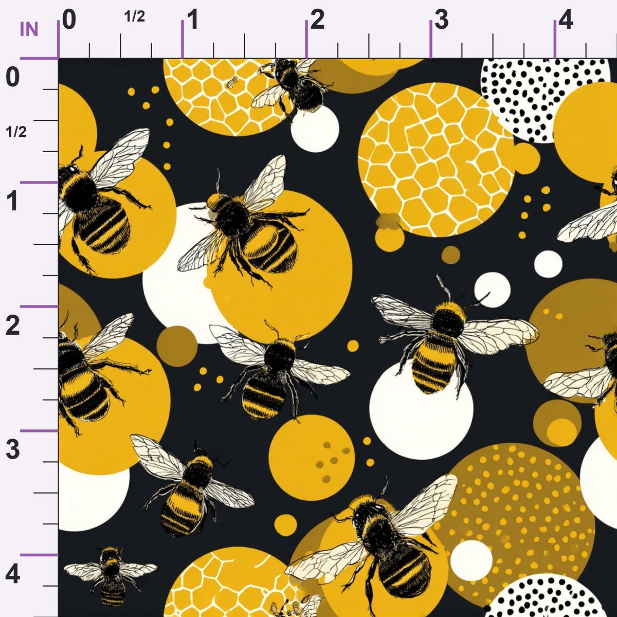 Pollen Parade Pattern 25 Minky Fabric